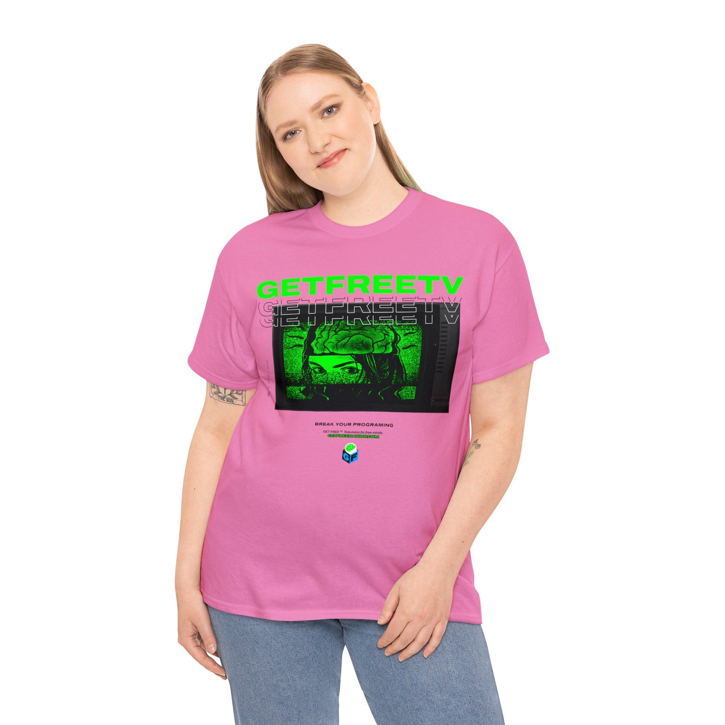 GETFREETV BREAK YOUR PROGRAMMING TEE