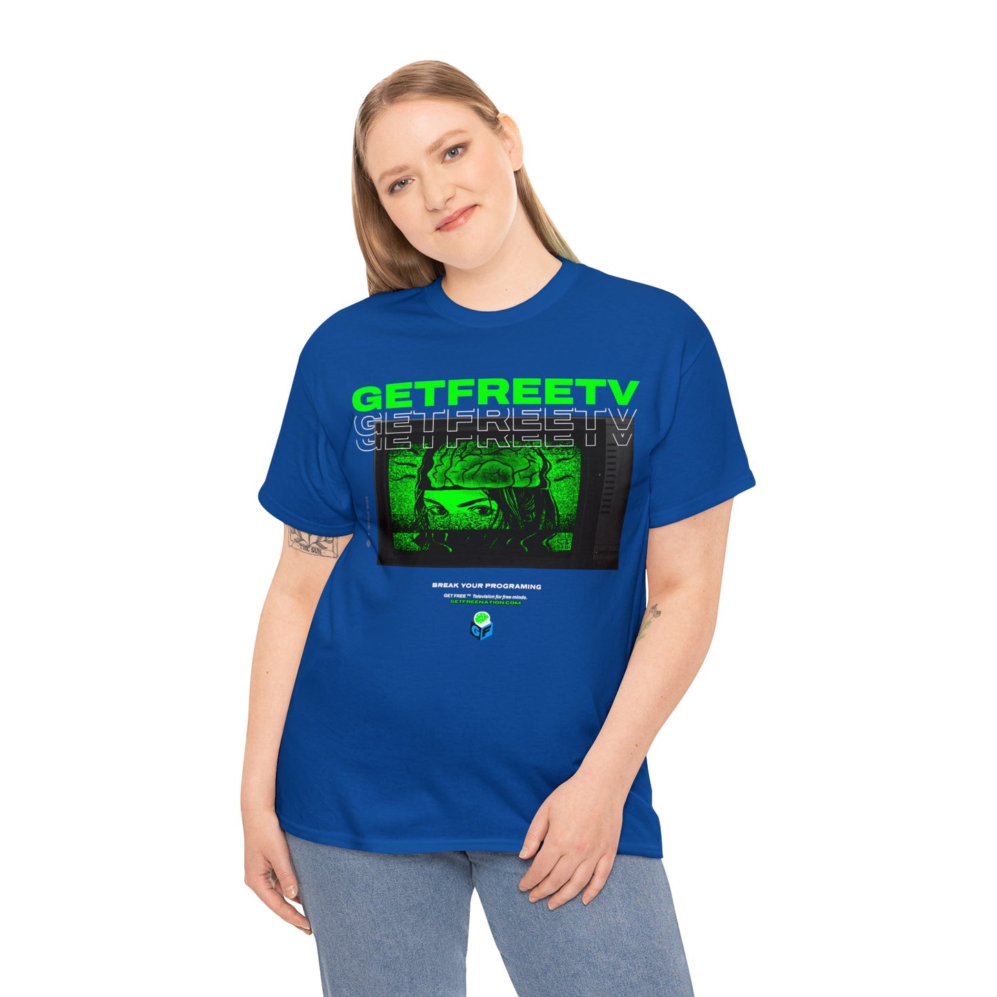 GETFREETV BREAK YOUR PROGRAMMING TEE