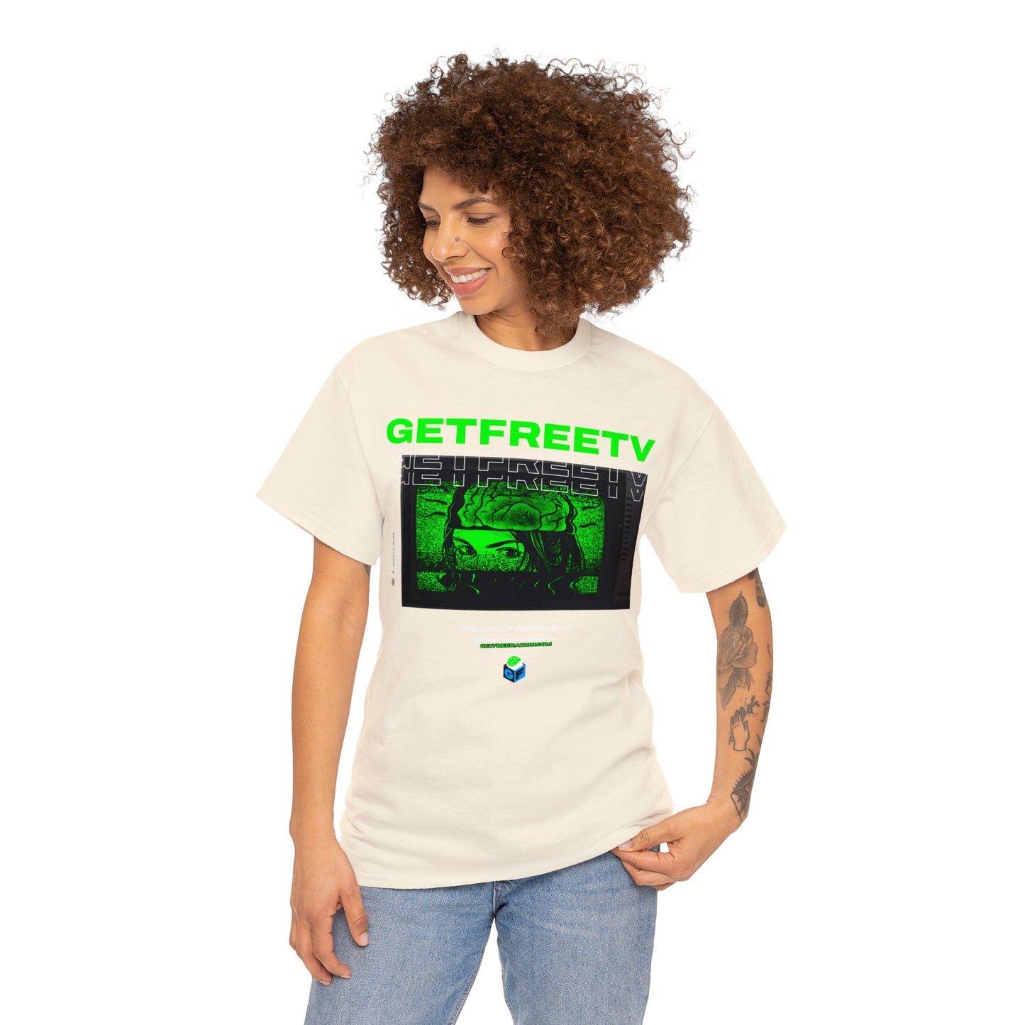 GETFREETV BREAK YOUR PROGRAMMING TEE