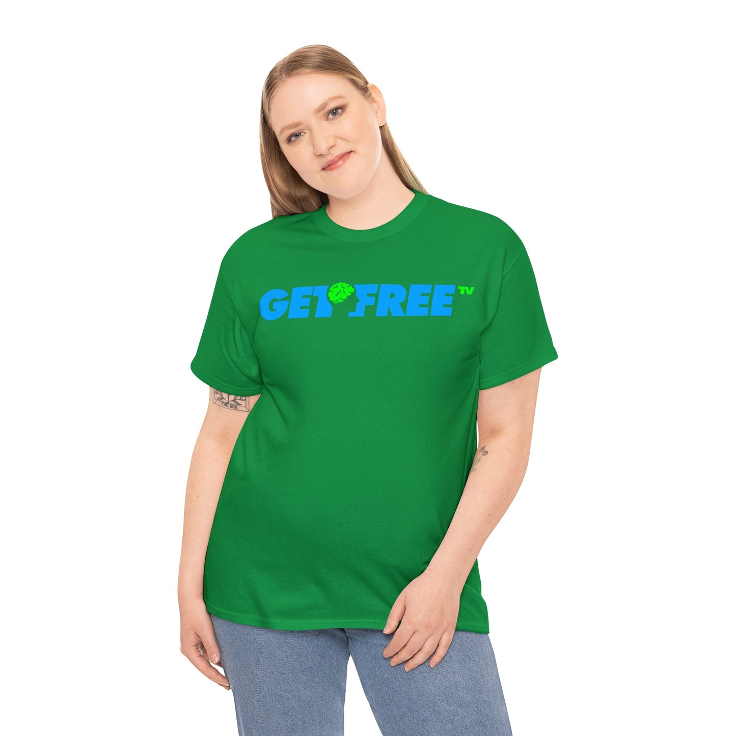 GETFREE BLUE BOX TEE