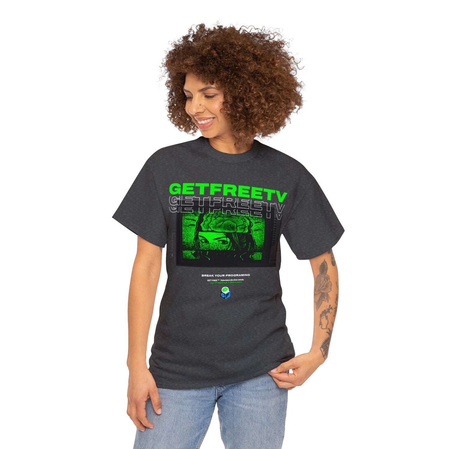 GETFREETV BREAK YOUR PROGRAMMING TEE