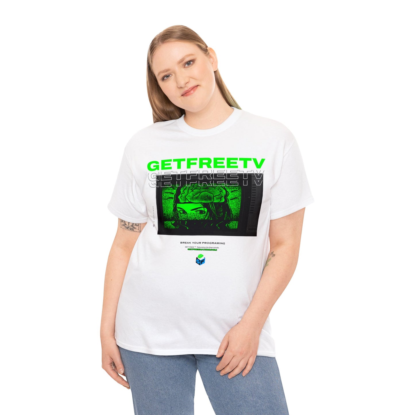 GETFREETV BREAK YOUR PROGRAMMING TEE