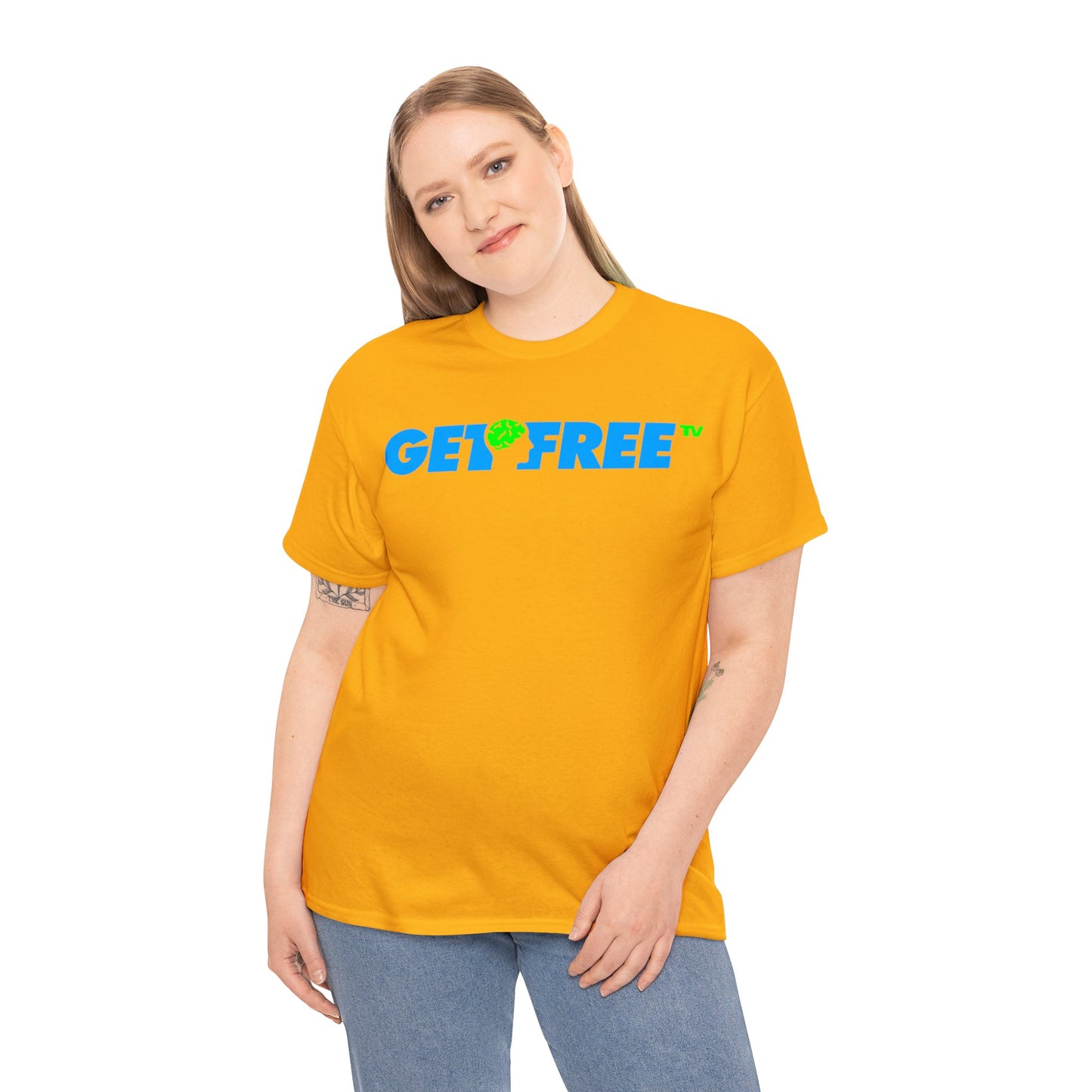 GETFREE BLUE BOX TEE