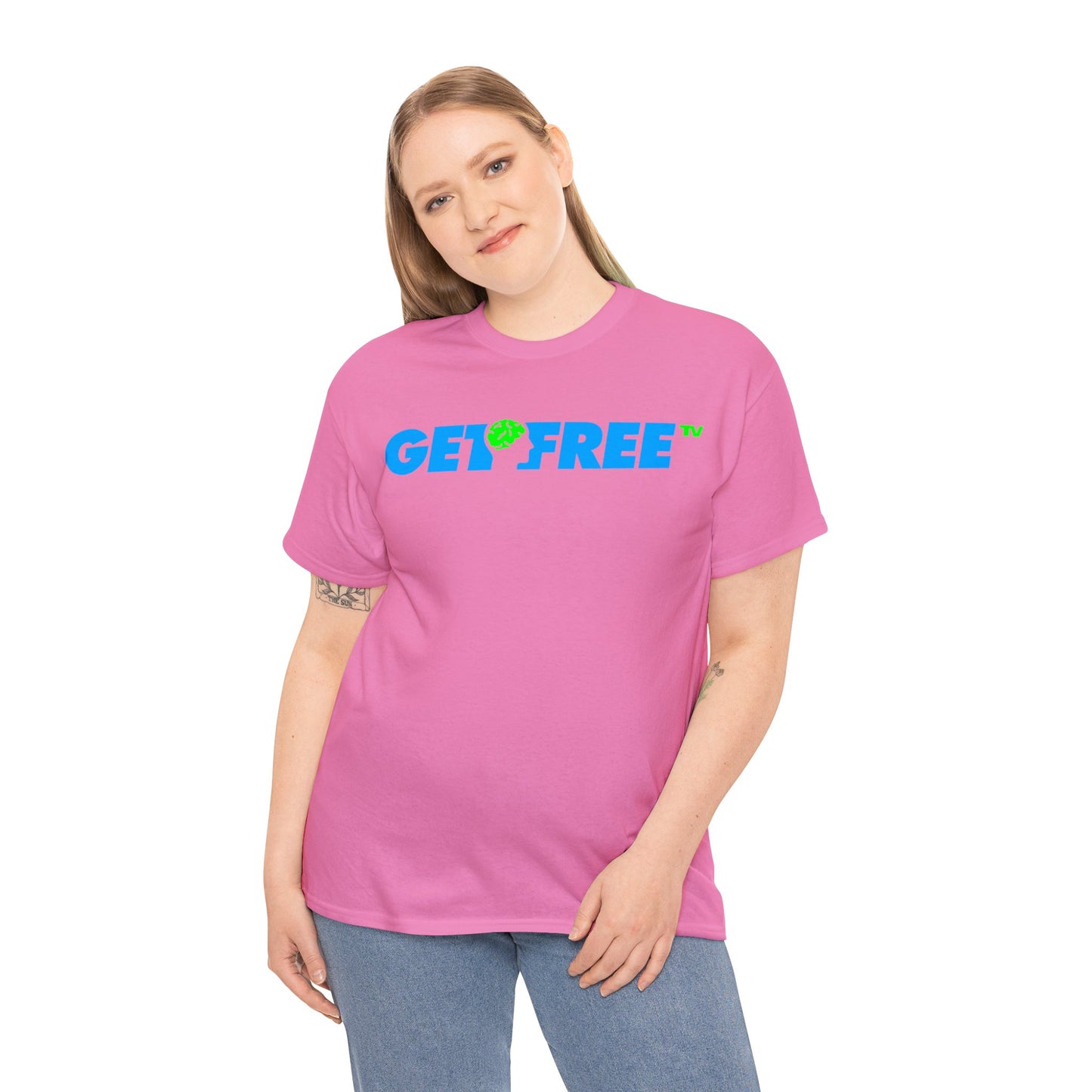 GETFREE BLUE BOX TEE