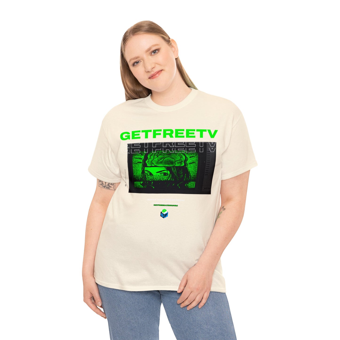 GETFREETV BREAK YOUR PROGRAMMING TEE