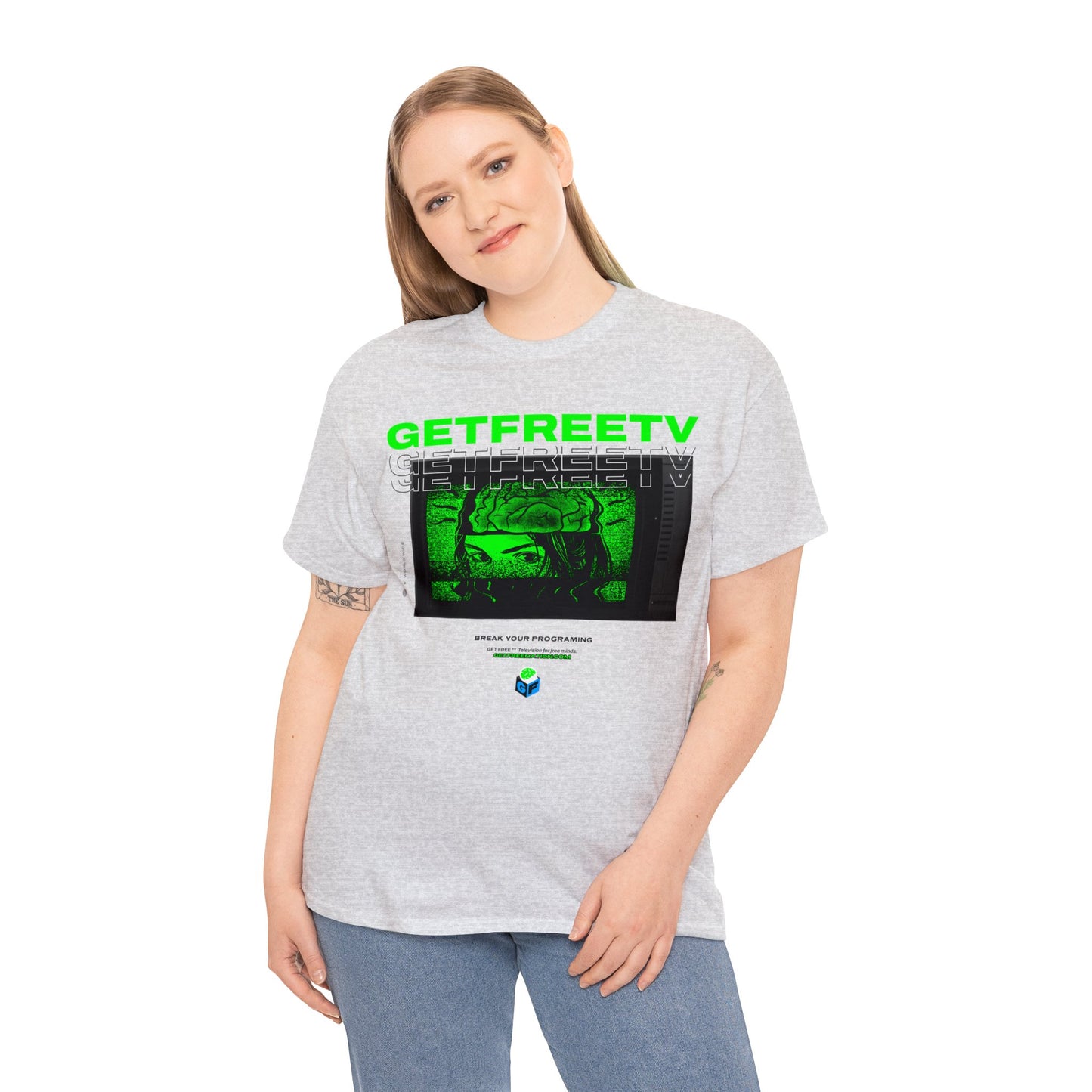 GETFREETV BREAK YOUR PROGRAMMING TEE