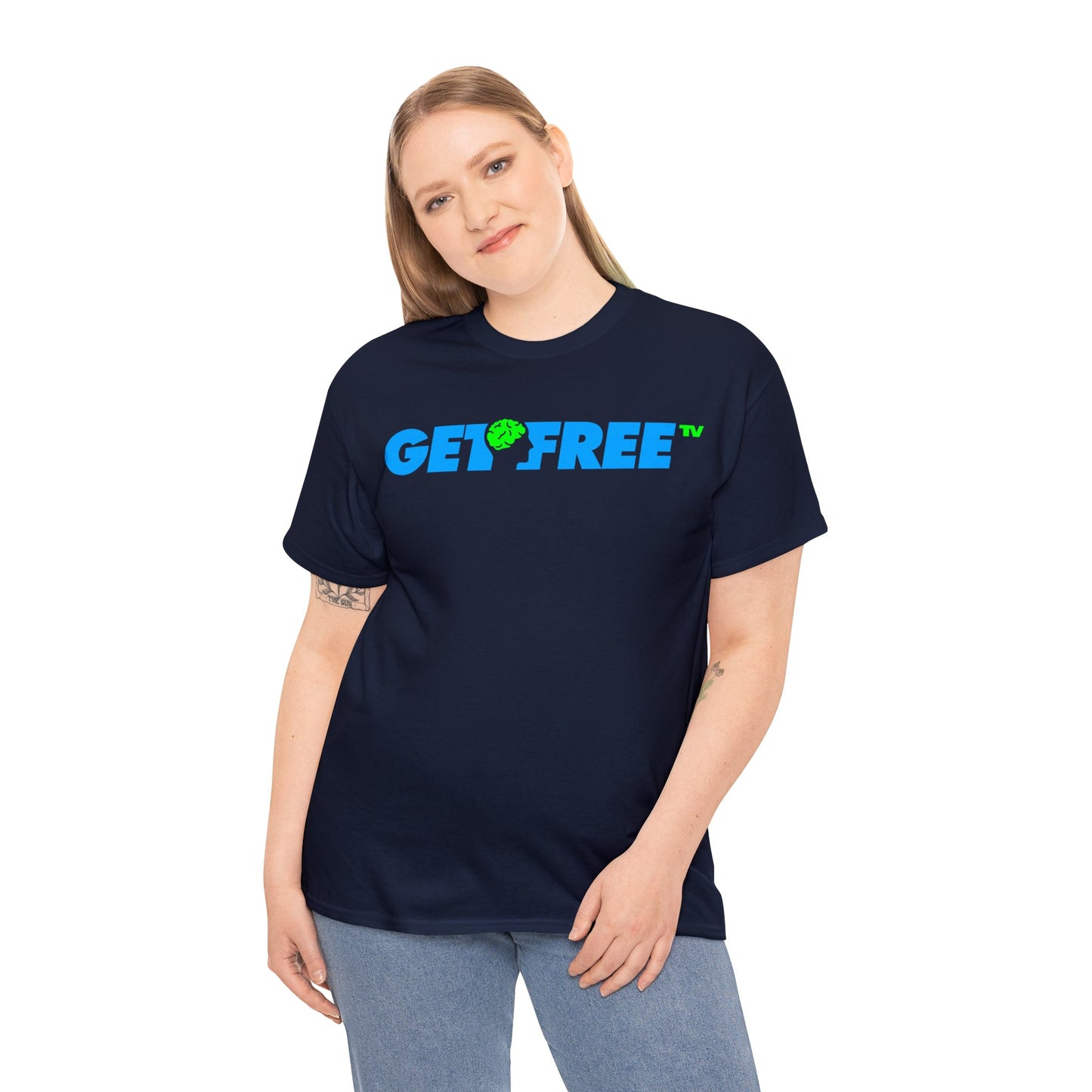 GETFREE BLUE BOX TEE