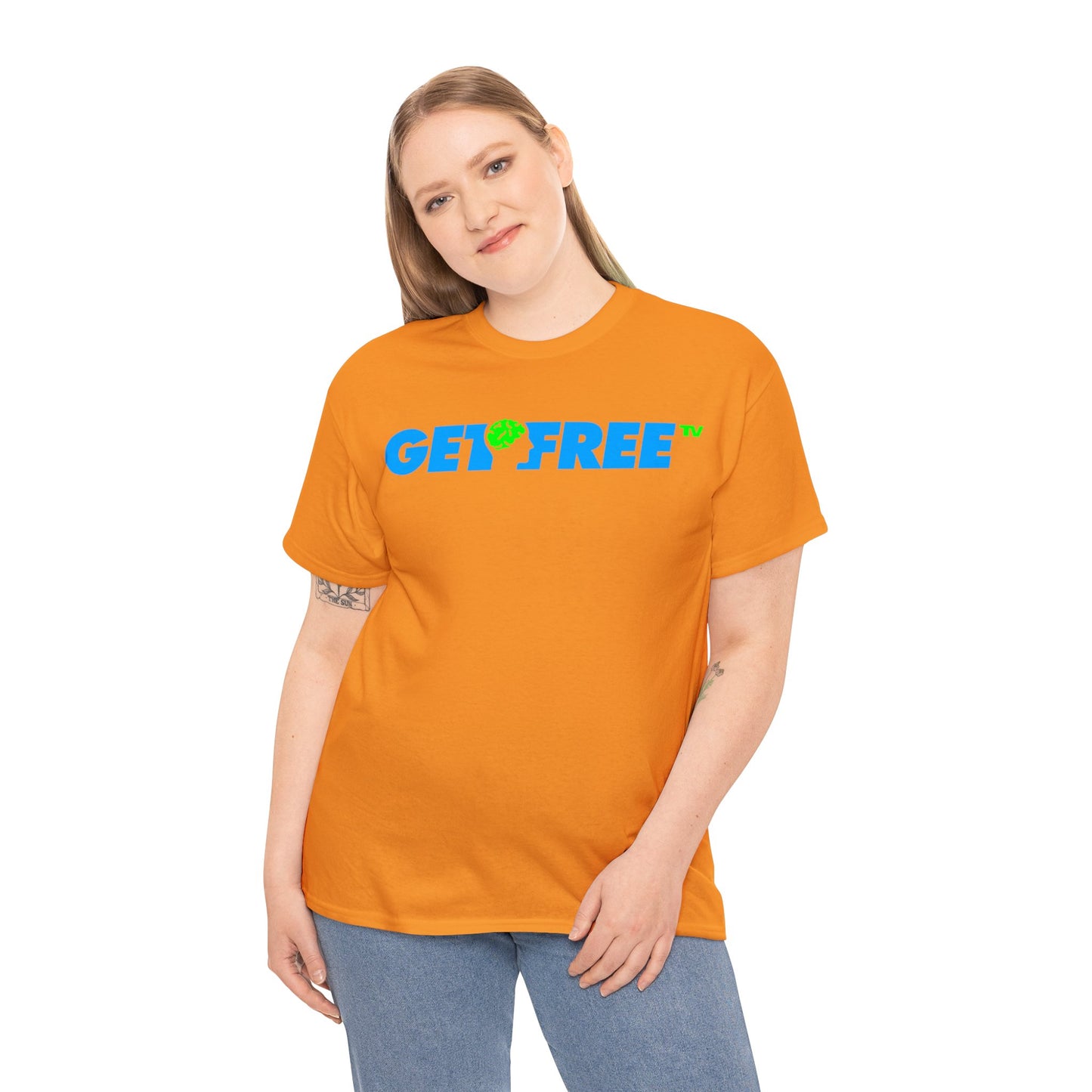 GETFREE BLUE BOX TEE