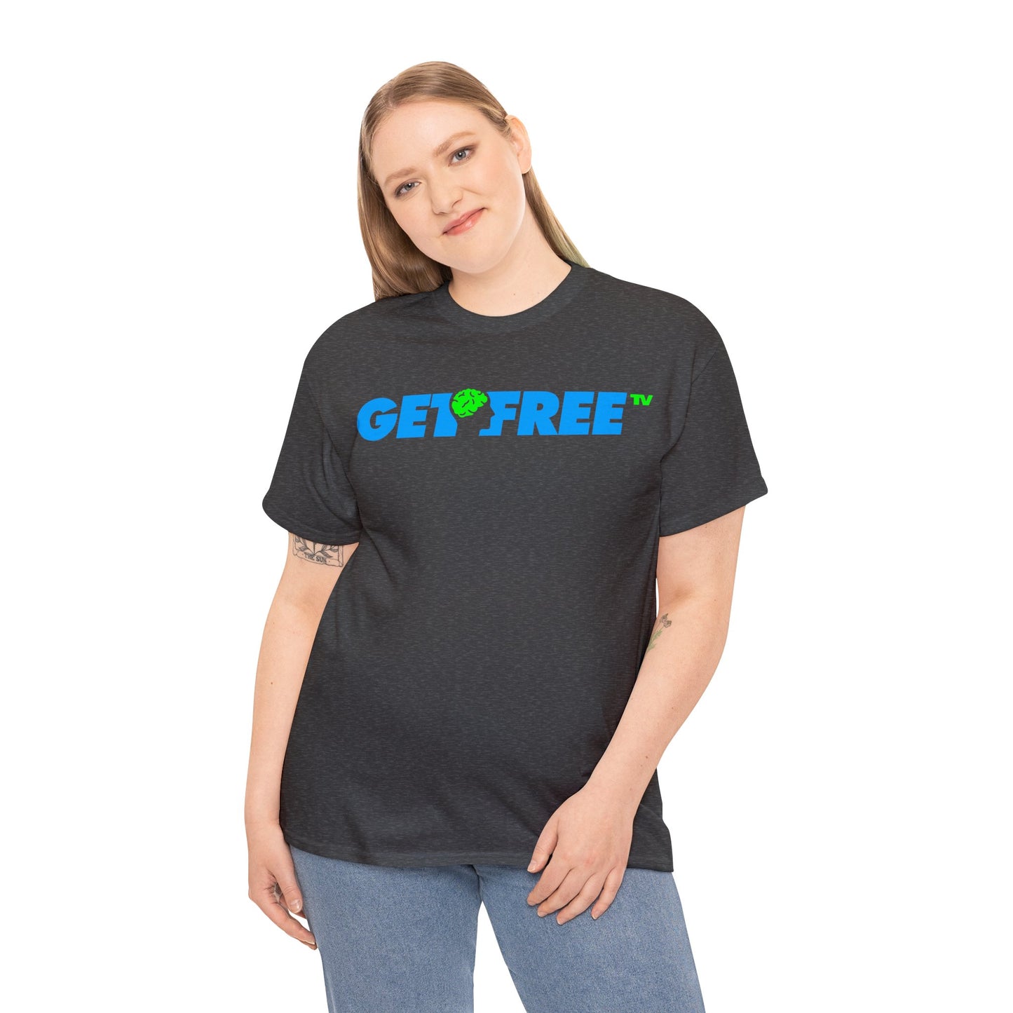GETFREE BLUE BOX TEE