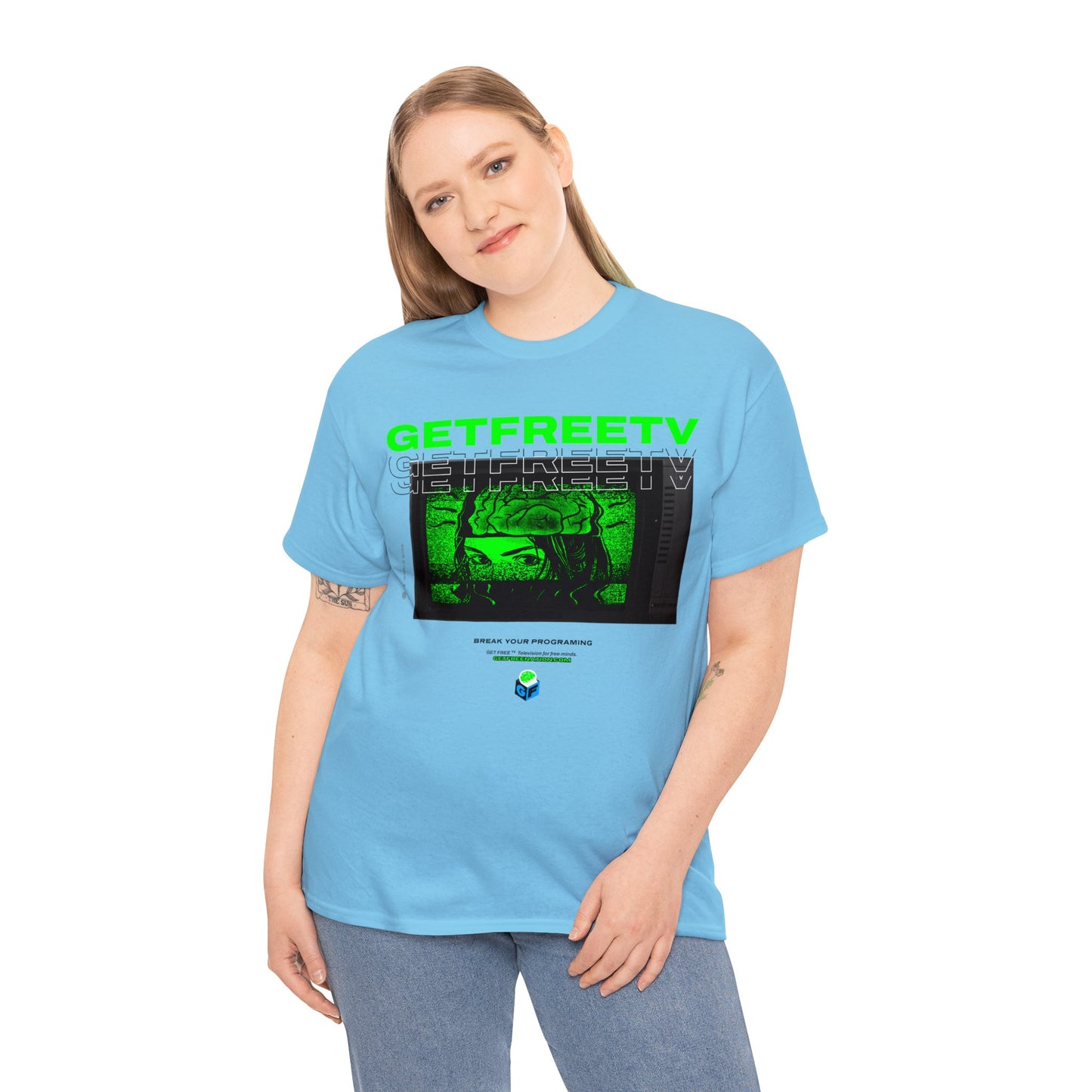GETFREETV BREAK YOUR PROGRAMMING TEE
